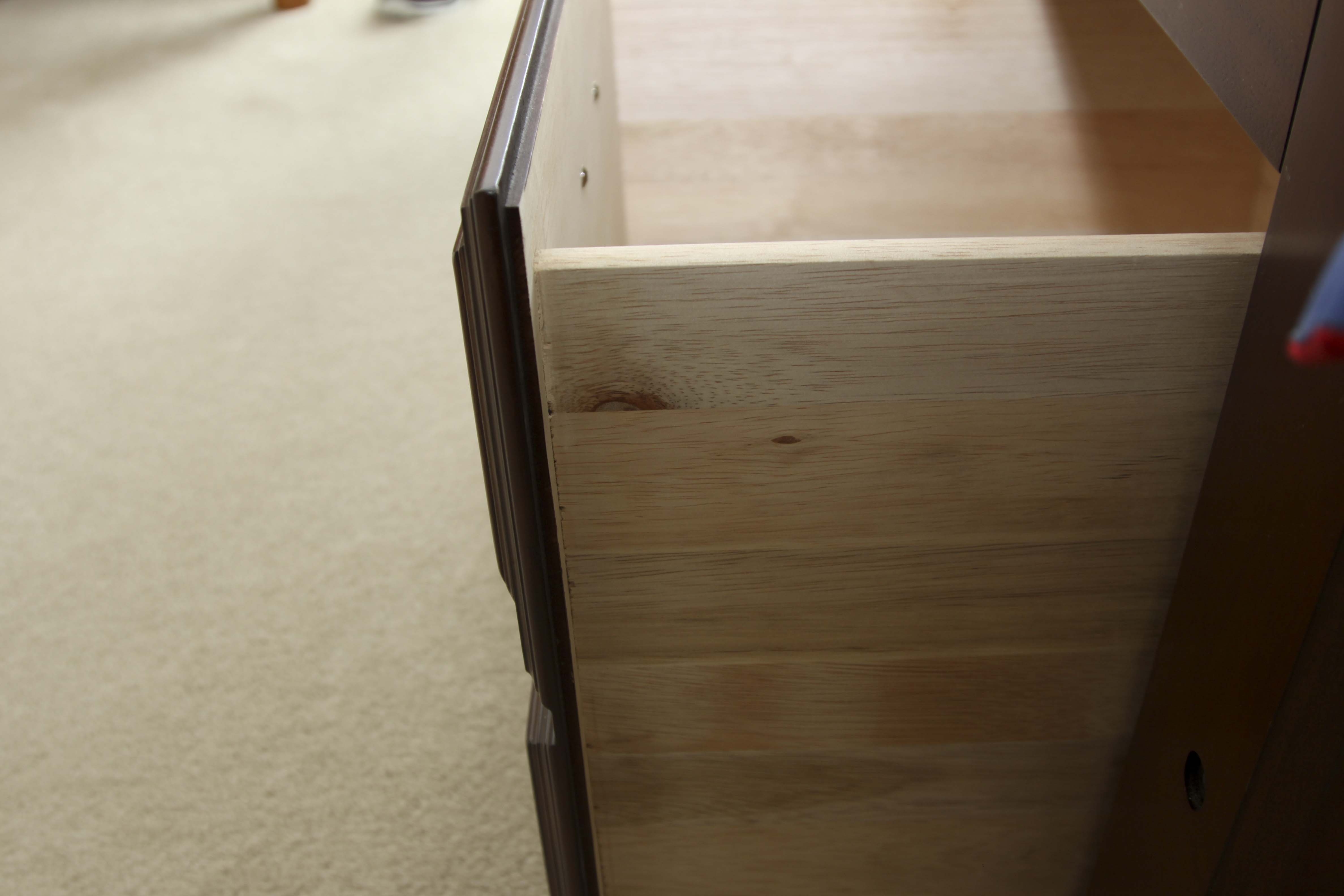 American Woodcrafters Full Size Wooden Captain's Bed