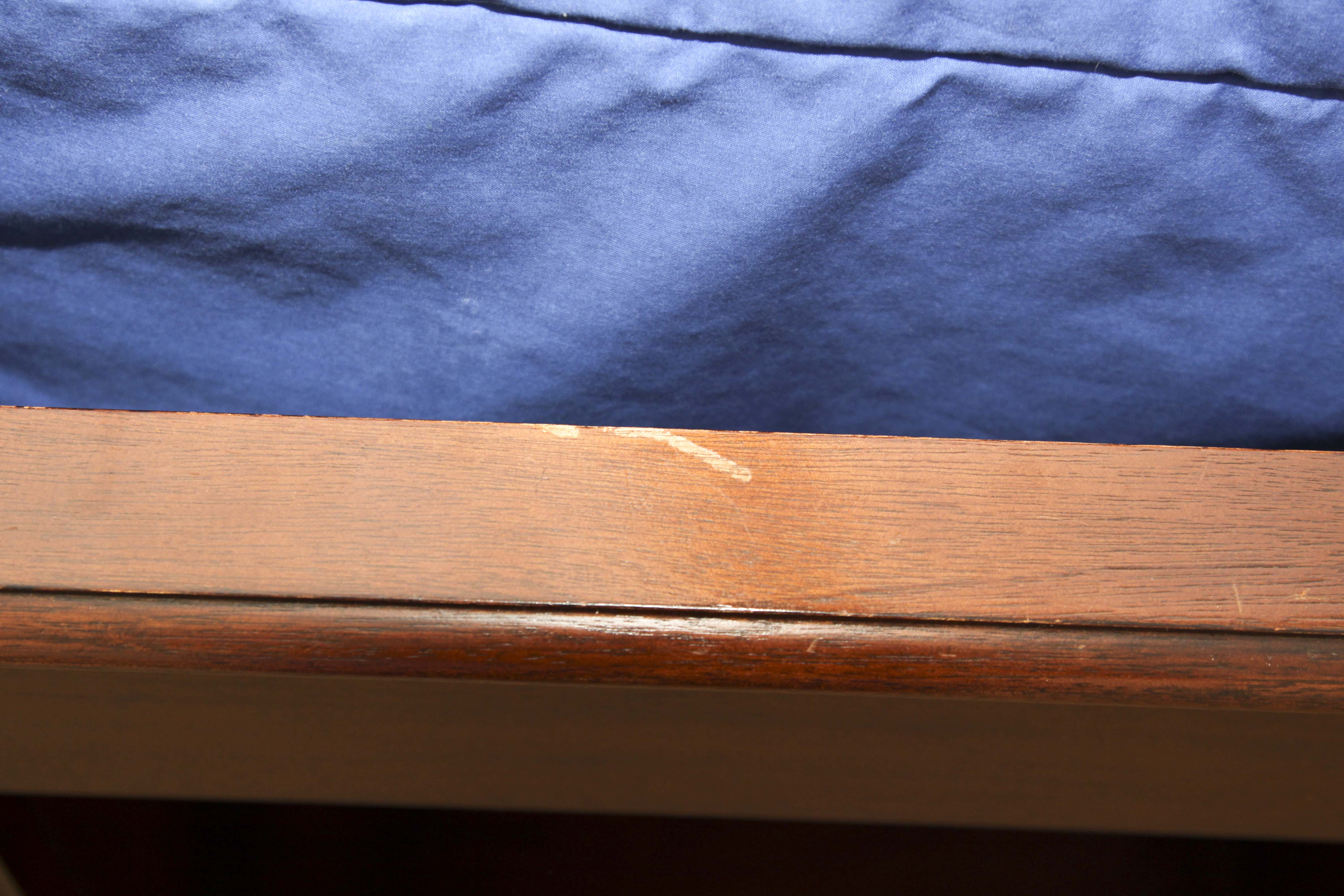 American Woodcrafters Full Size Wooden Captain's Bed