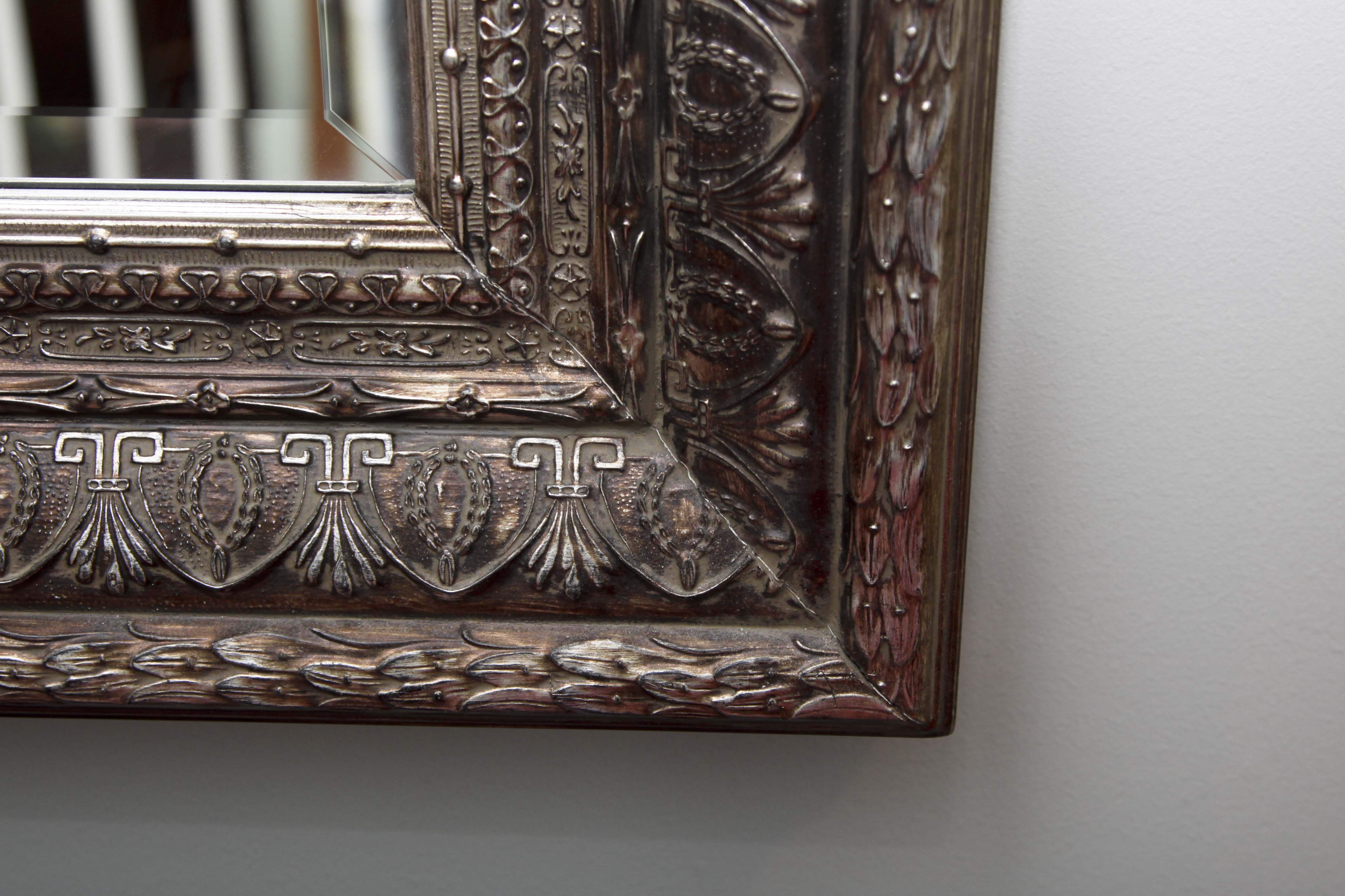 Ornately Framed Wall Mirror