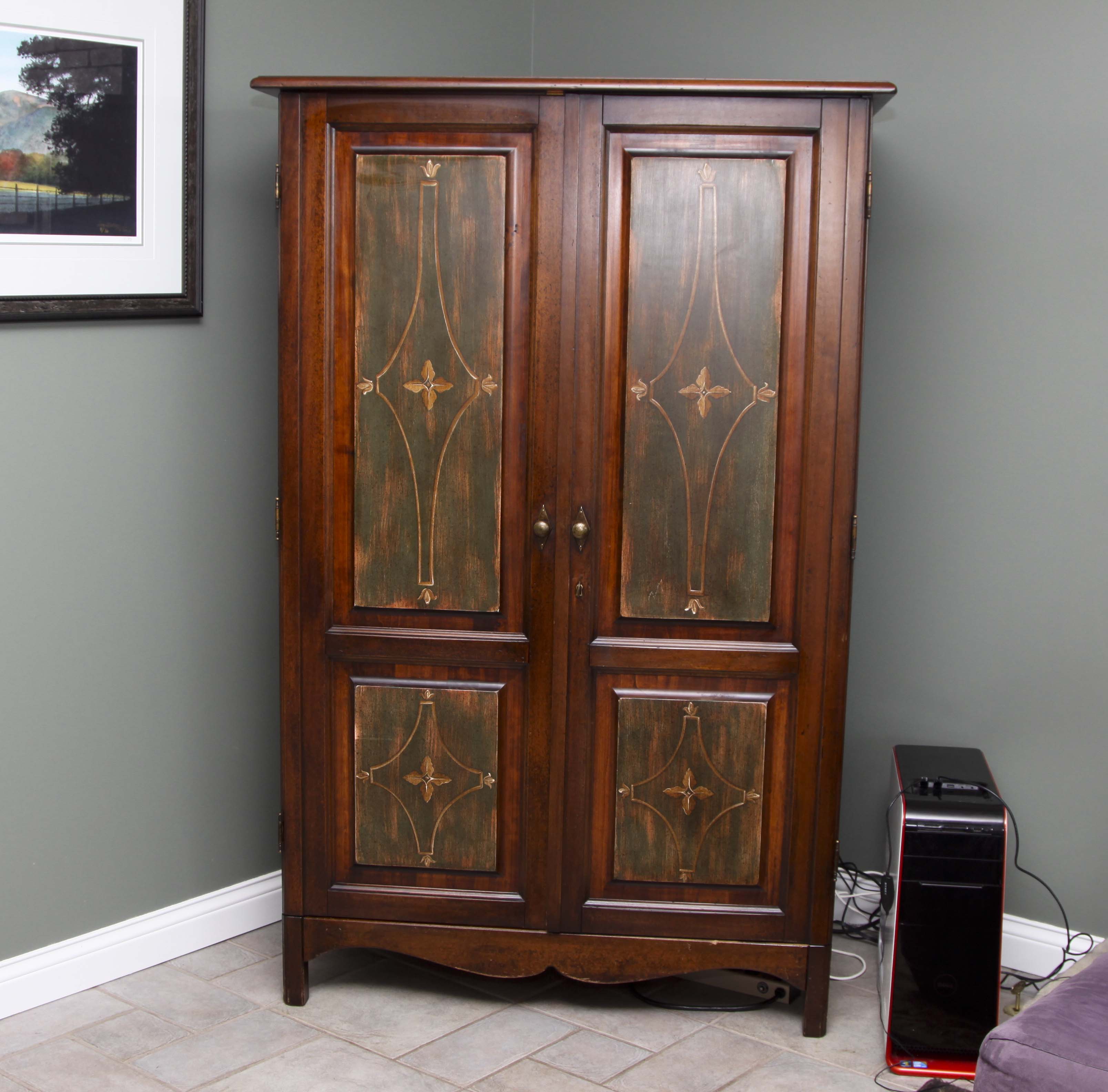 Arhaus Furniture Media/Computer Armoire