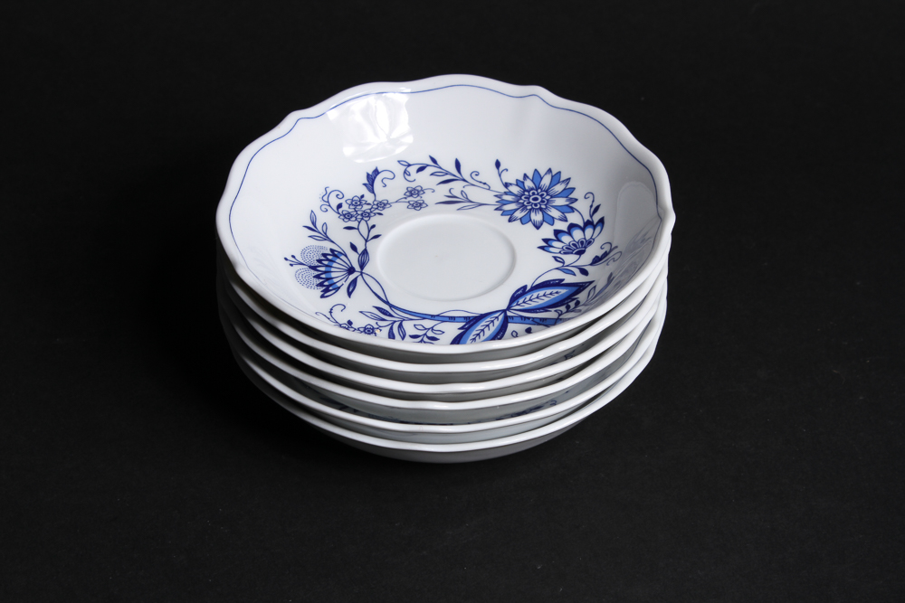 Fine Form Marienbad Ingres Weiss Blue Onion Coffee Service