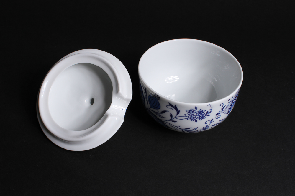 Fine Form Marienbad Ingres Weiss Blue Onion Coffee Service