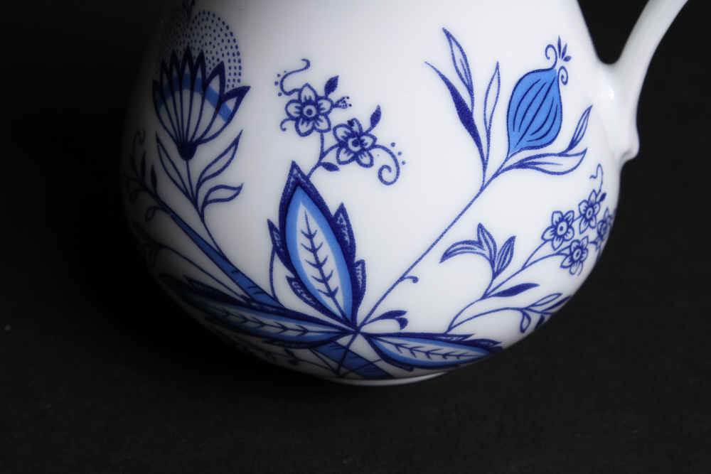 Fine Form Marienbad Ingres Weiss Blue Onion Coffee Service