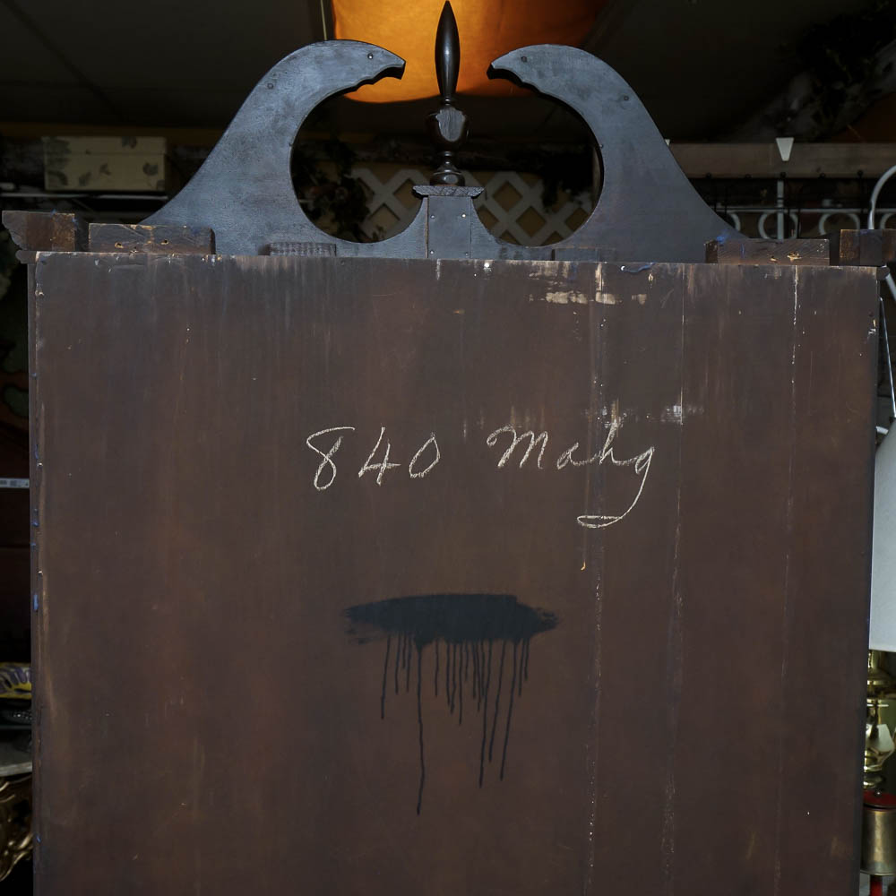 Vintage Mahogany Serpentine Secretary