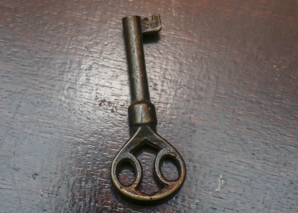 Vintage Mahogany Serpentine Secretary