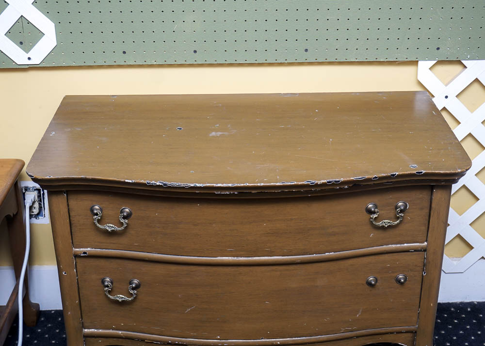 Painted Bowfront Chest of Drawers