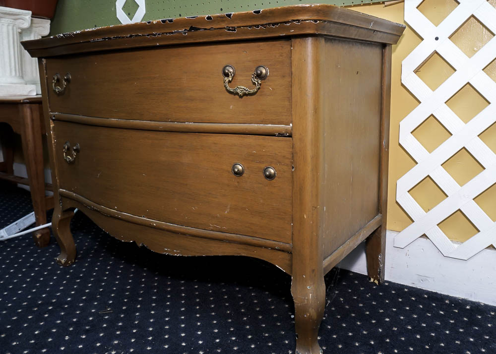 Painted Bowfront Chest of Drawers