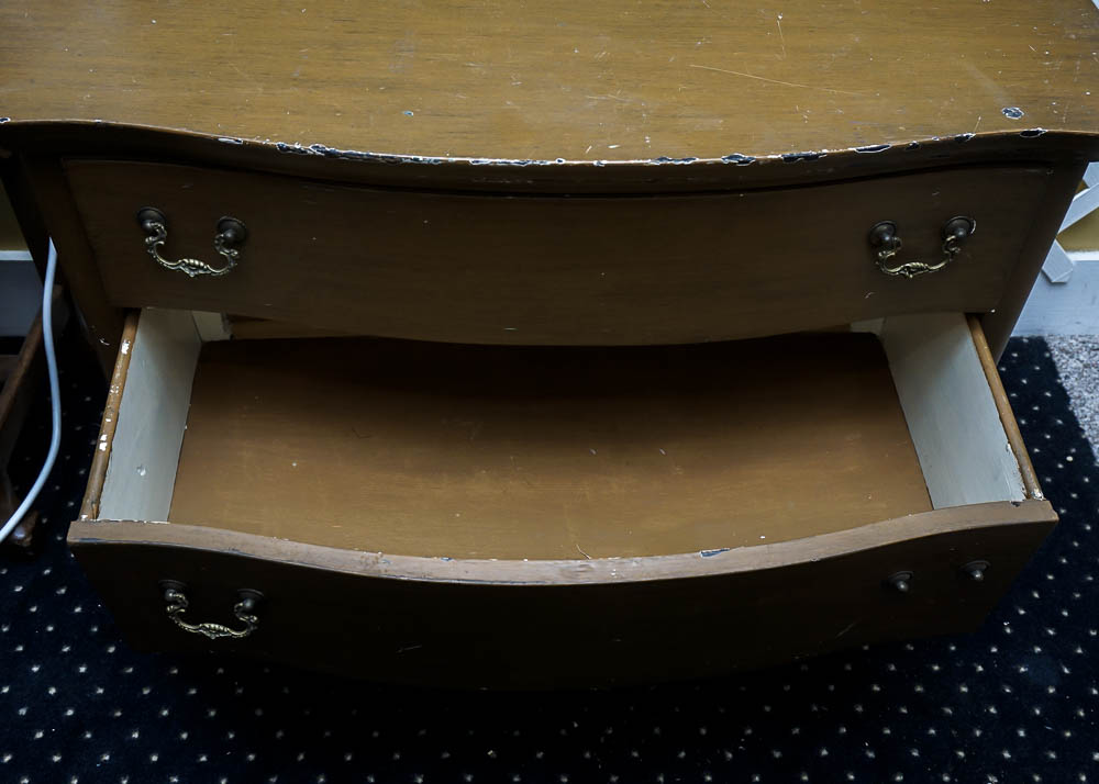 Painted Bowfront Chest of Drawers