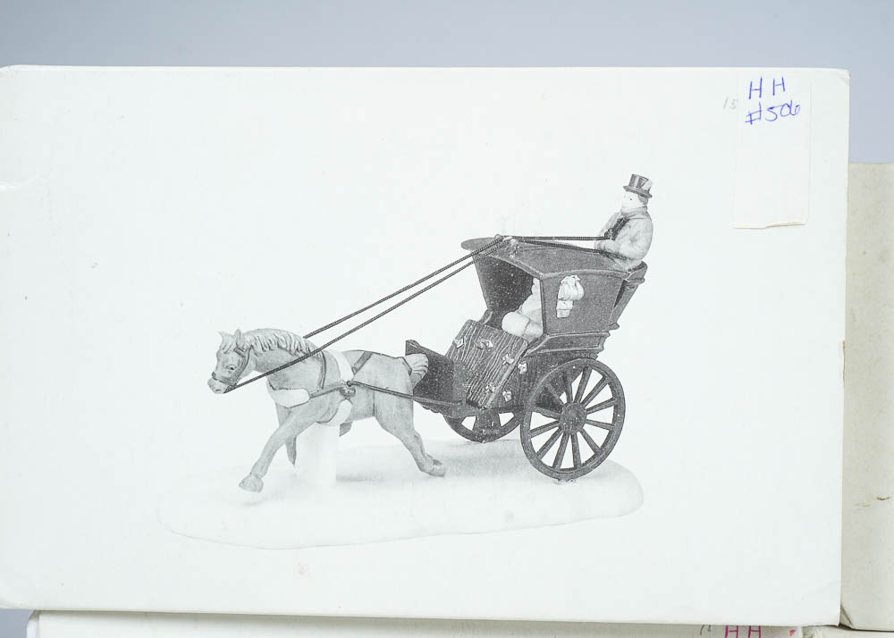 Department 56 Sleigh Ride and Other Figurines