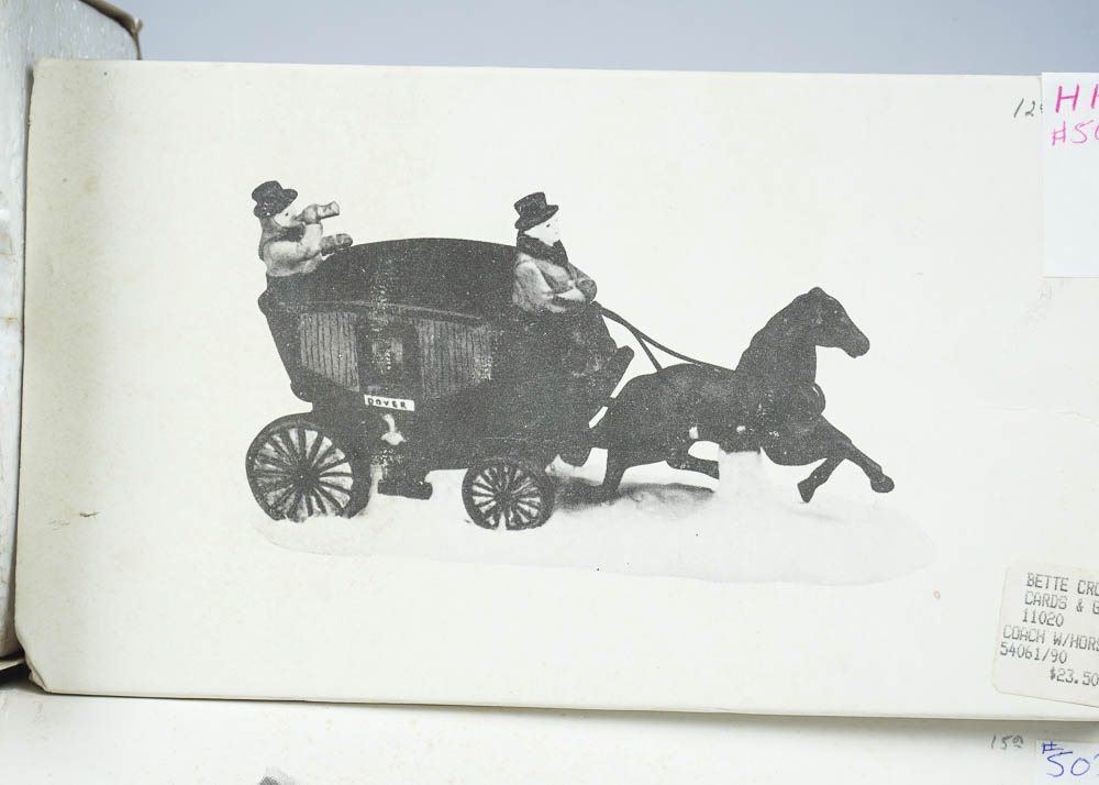 Department 56 Sleigh Ride and Other Figurines