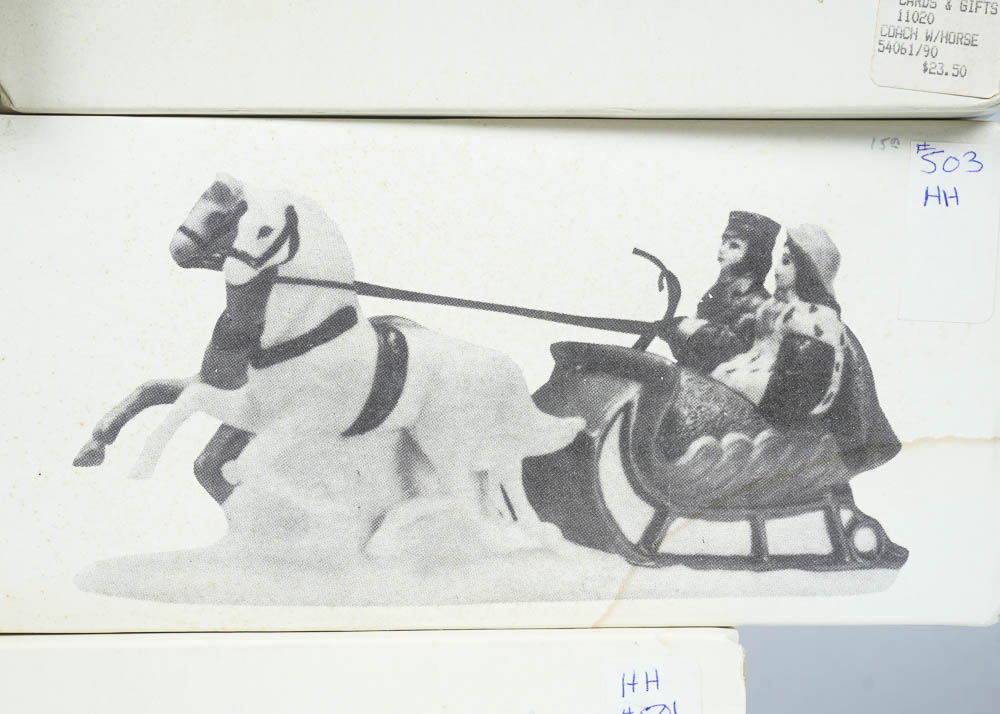 Department 56 Sleigh Ride and Other Figurines