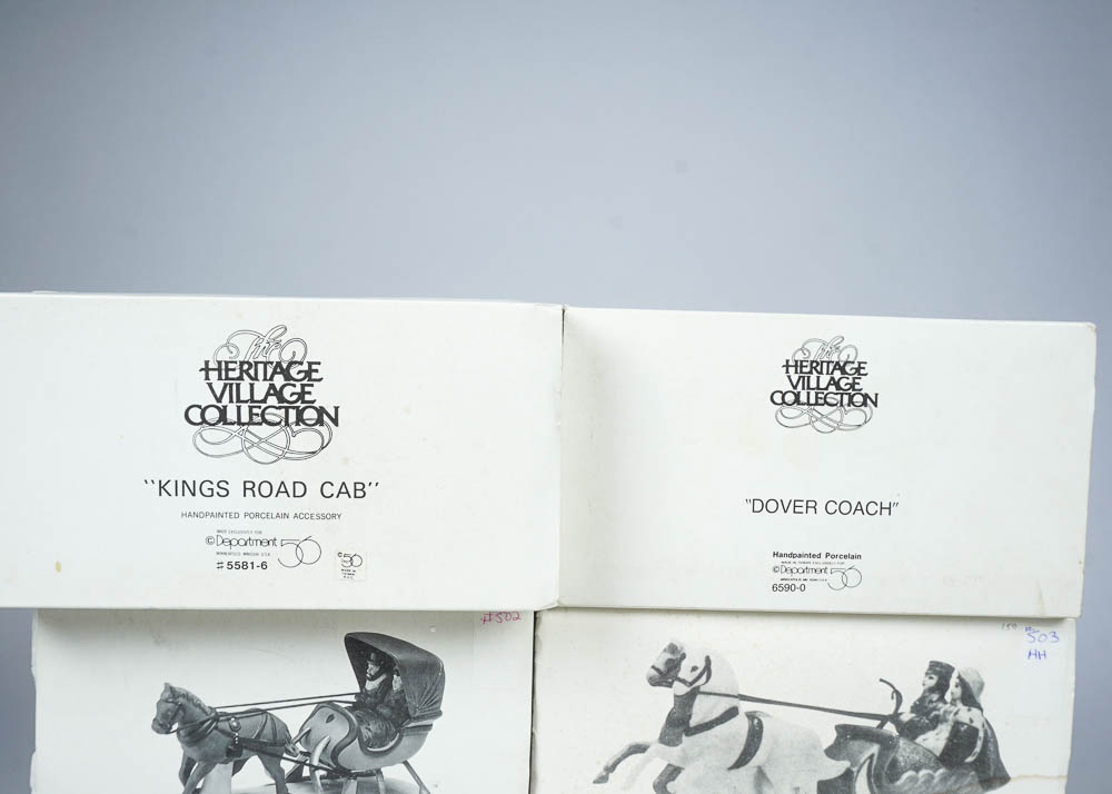 Department 56 Sleigh Ride and Other Figurines