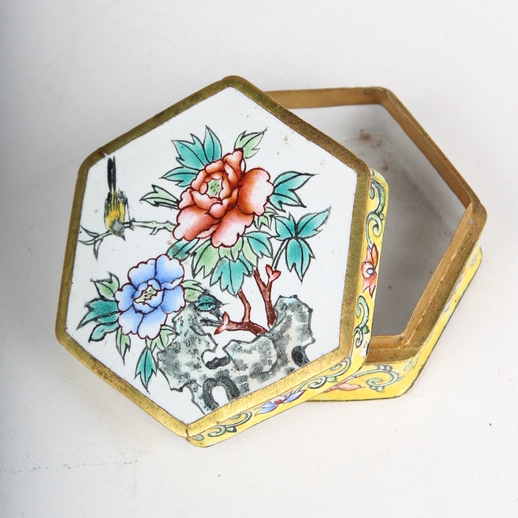 Vintage Enameled Box