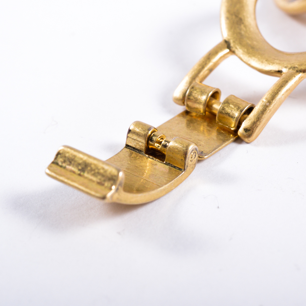 Stella & Dot Brass Tone Link Bracelet