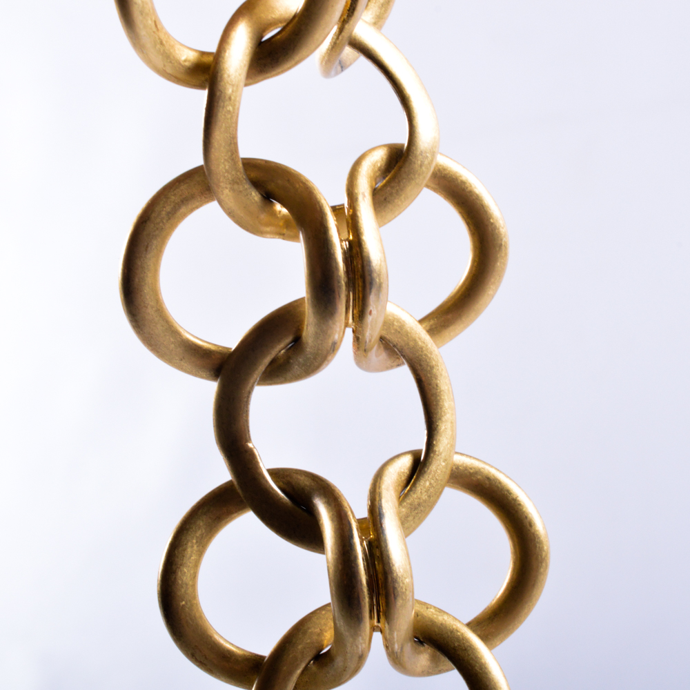 Stella & Dot Brass Tone Link Bracelet