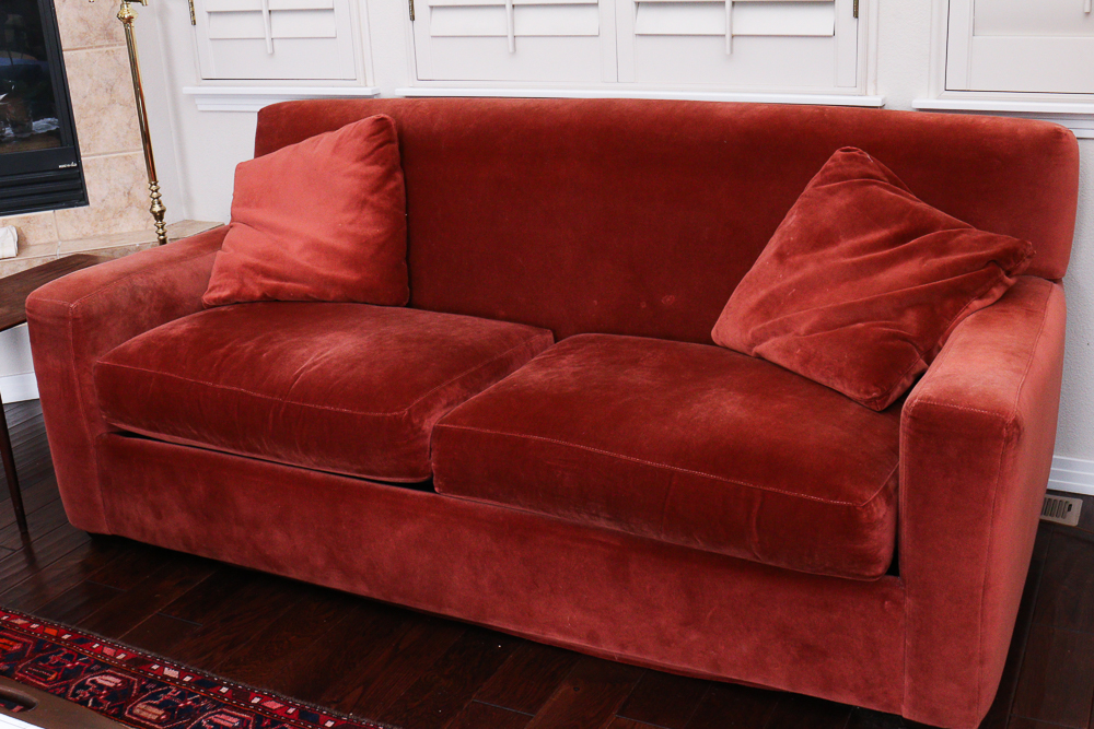 Rust Color Sleeper Sofa