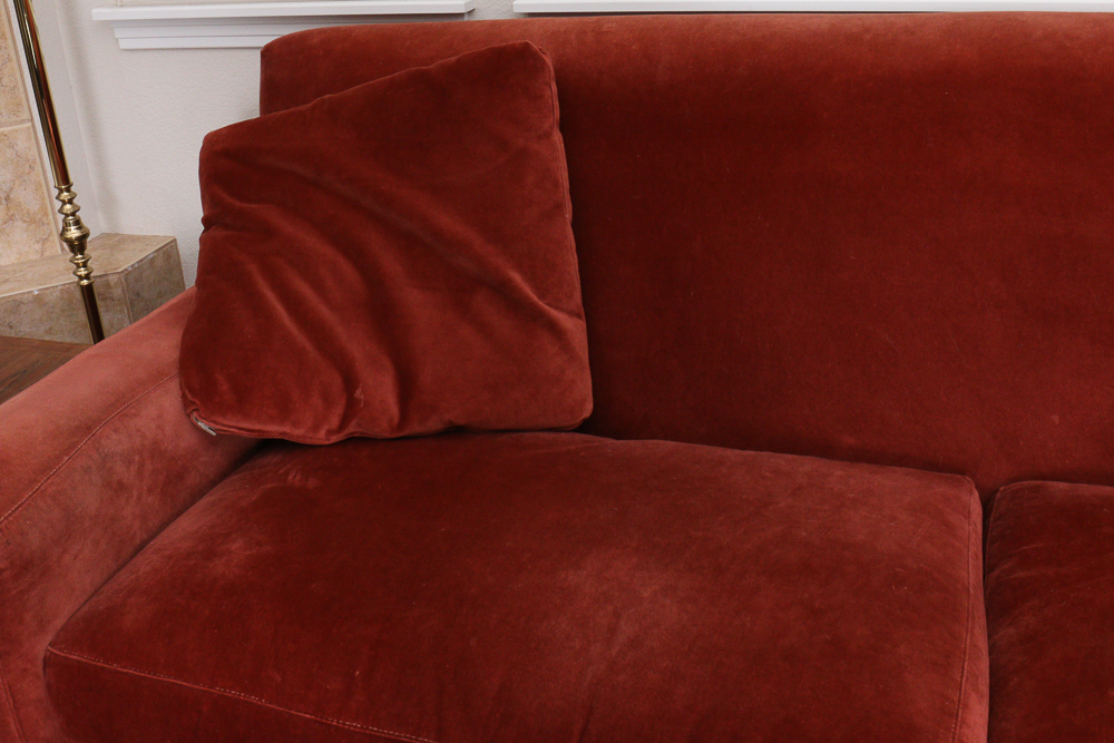 Rust Color Sleeper Sofa