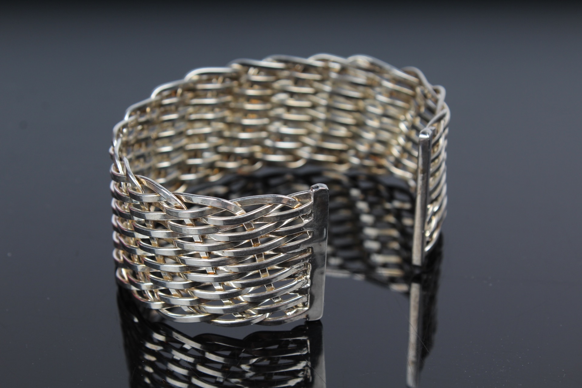 Woven Sterling Cuff