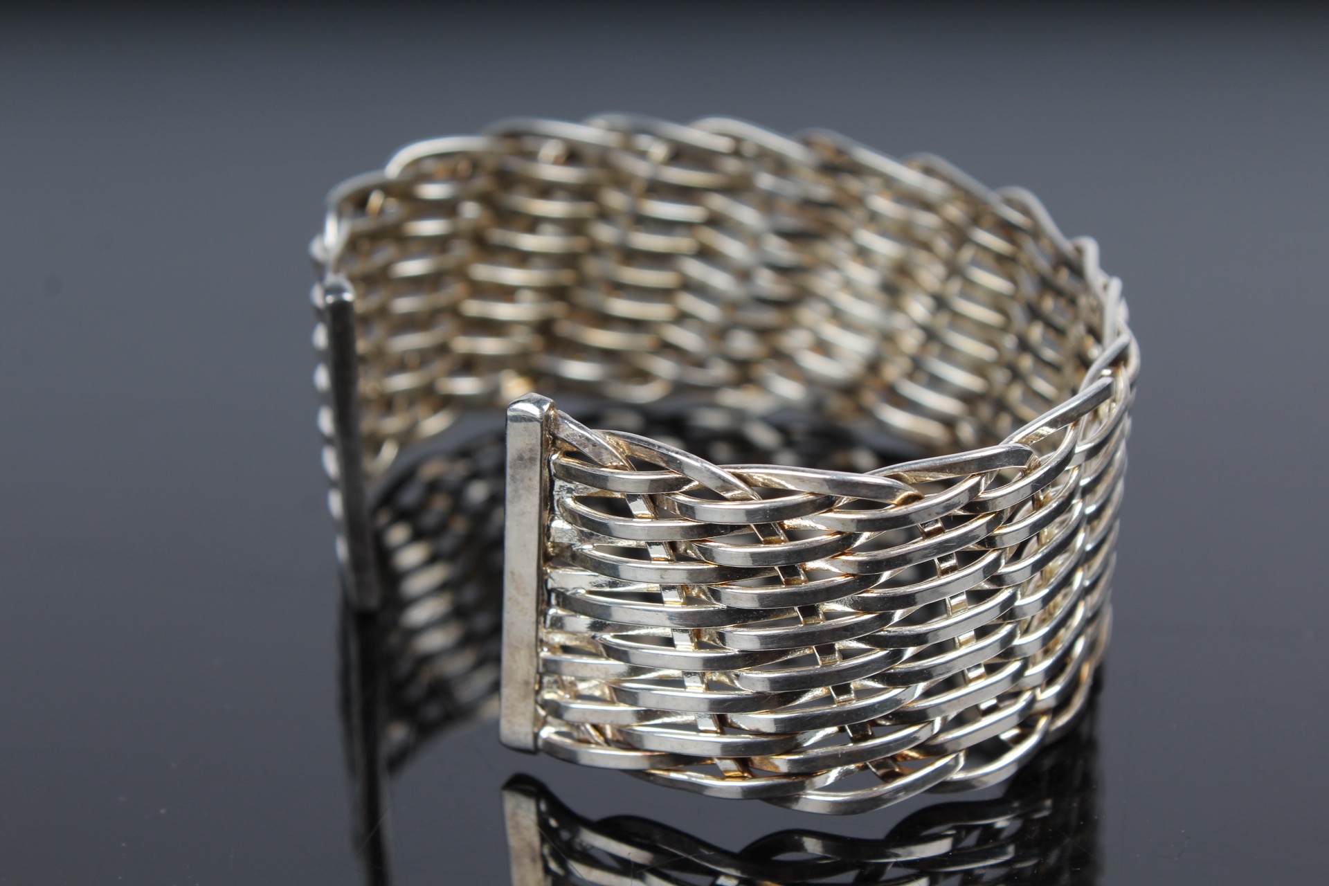 Woven Sterling Cuff