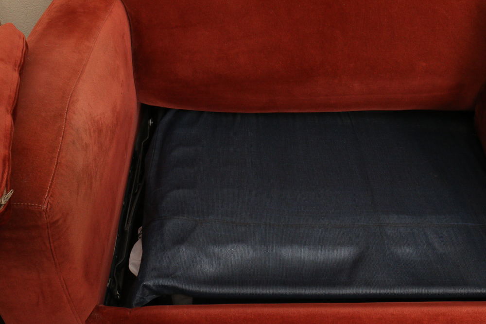 Rust Color Sleeper Sofa