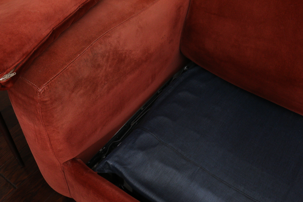 Rust Color Sleeper Sofa
