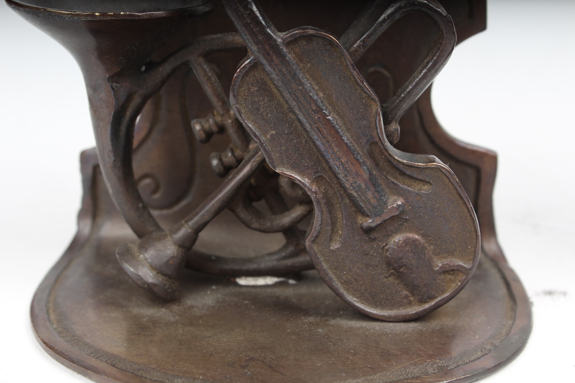 Music Themed Cast Metal Bookends