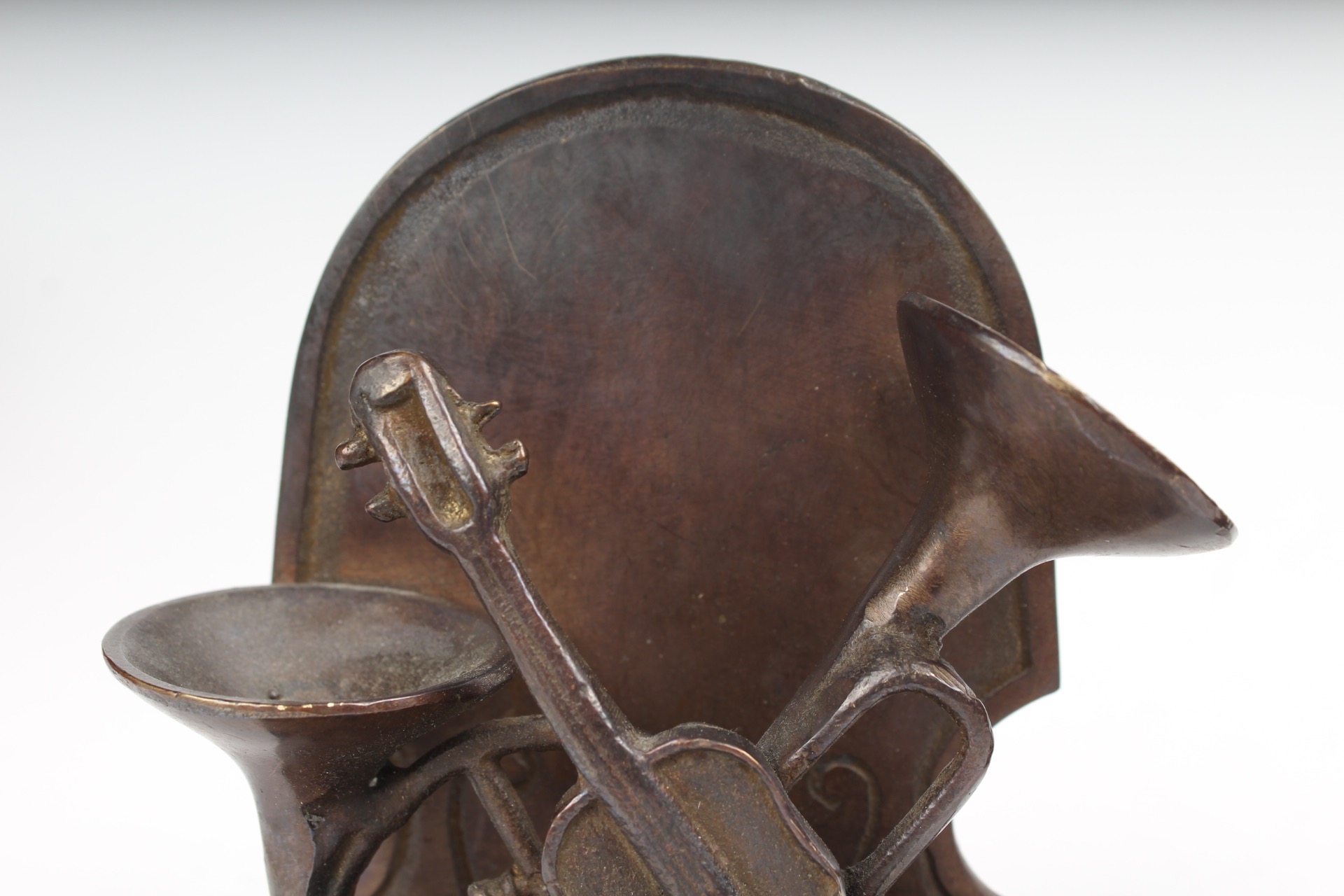 Music Themed Cast Metal Bookends