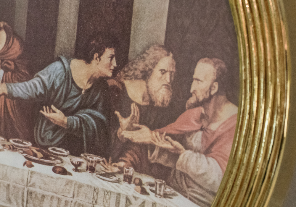 A Home Interiors Last Supper Print