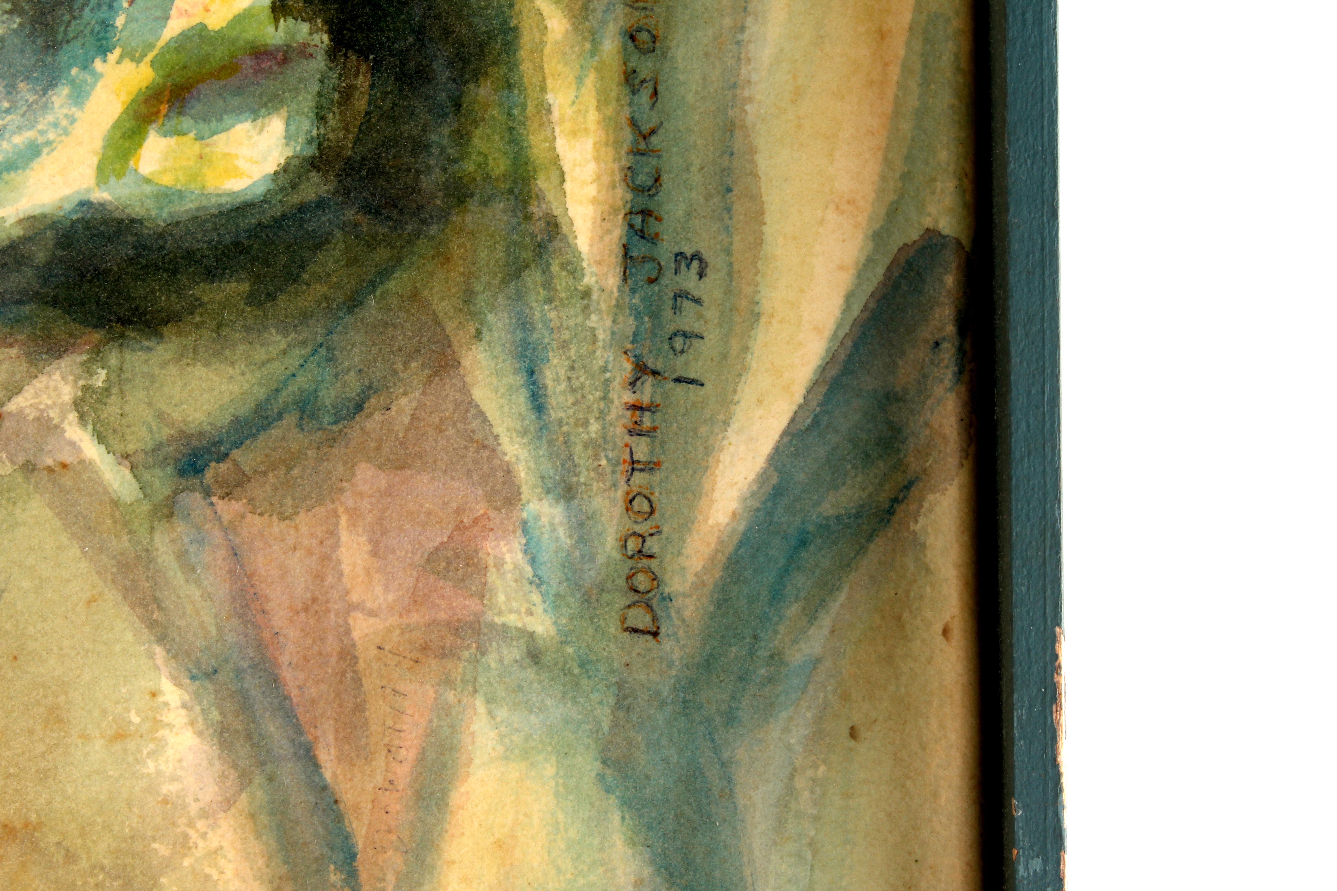 Dorothy Jackson Original Impressionist Still Life Watercolor