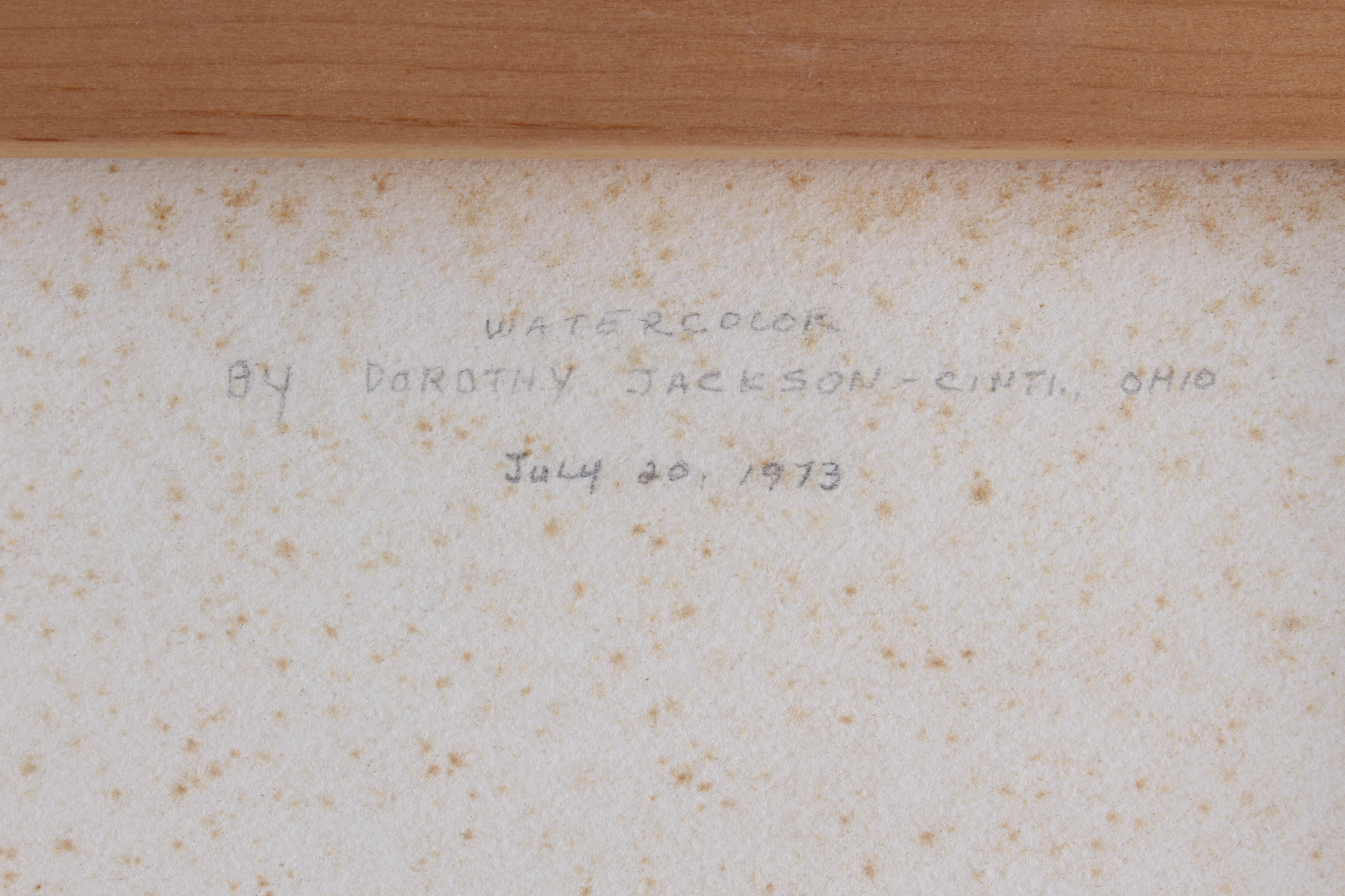 Dorothy Jackson Original Impressionist Still Life Watercolor