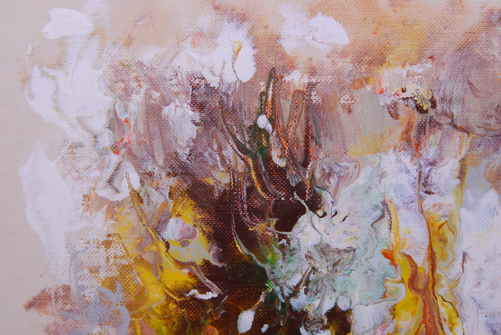 Romer Shawhan Abstract Oil on Canvas Painting