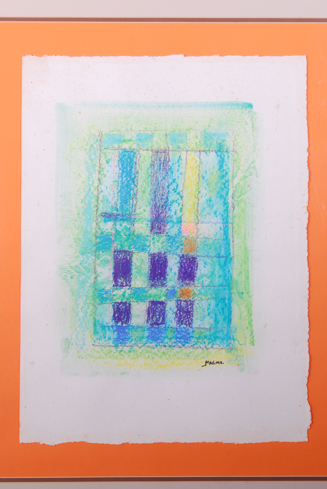 Yves Maximo Oil Pastel on Paper