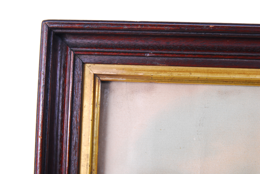 William Henry Chandler Gouache/Oil Pastel Landscape