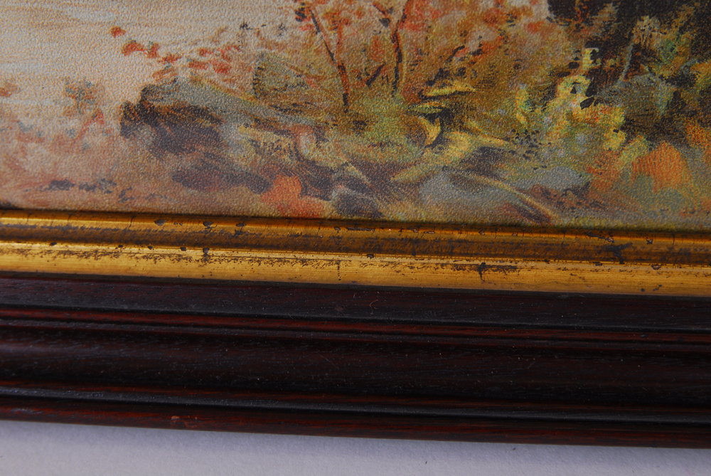 William Henry Chandler Gouache/Oil Pastel Landscape