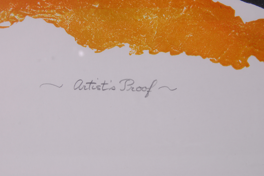 E. Schachner "Come, I'll Instruct Thee" Artist Proof Lithograph