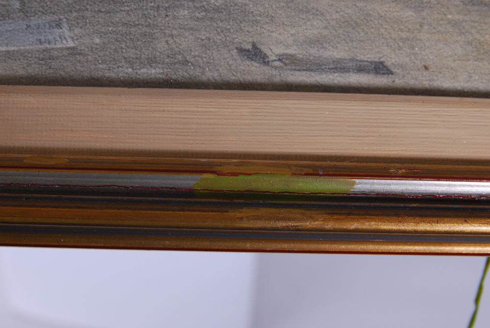 Parisian Street Scene Watercolor and Pencil Drawing