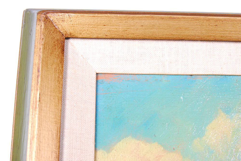 19th Century H. Muller Oil On Board Painting