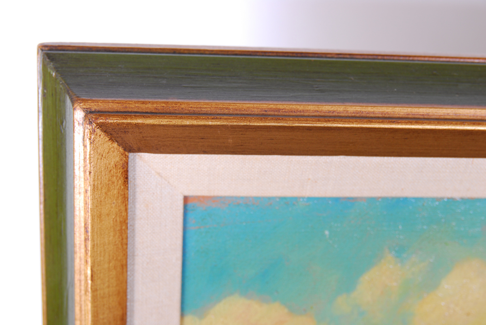 19th Century H. Muller Oil On Board Painting