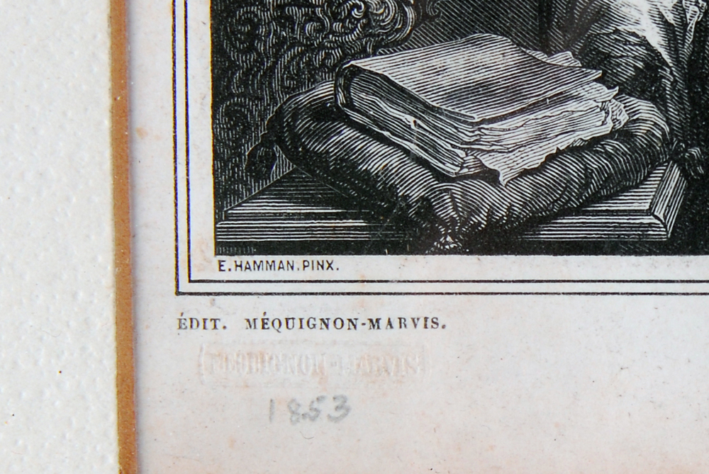 Offset Print By E. Milster After Edouard Hamman  "Andreas Vesalius"