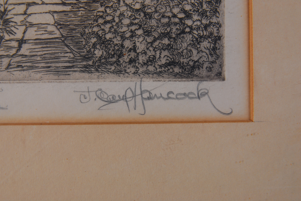 Bourbon Street Signed Etching