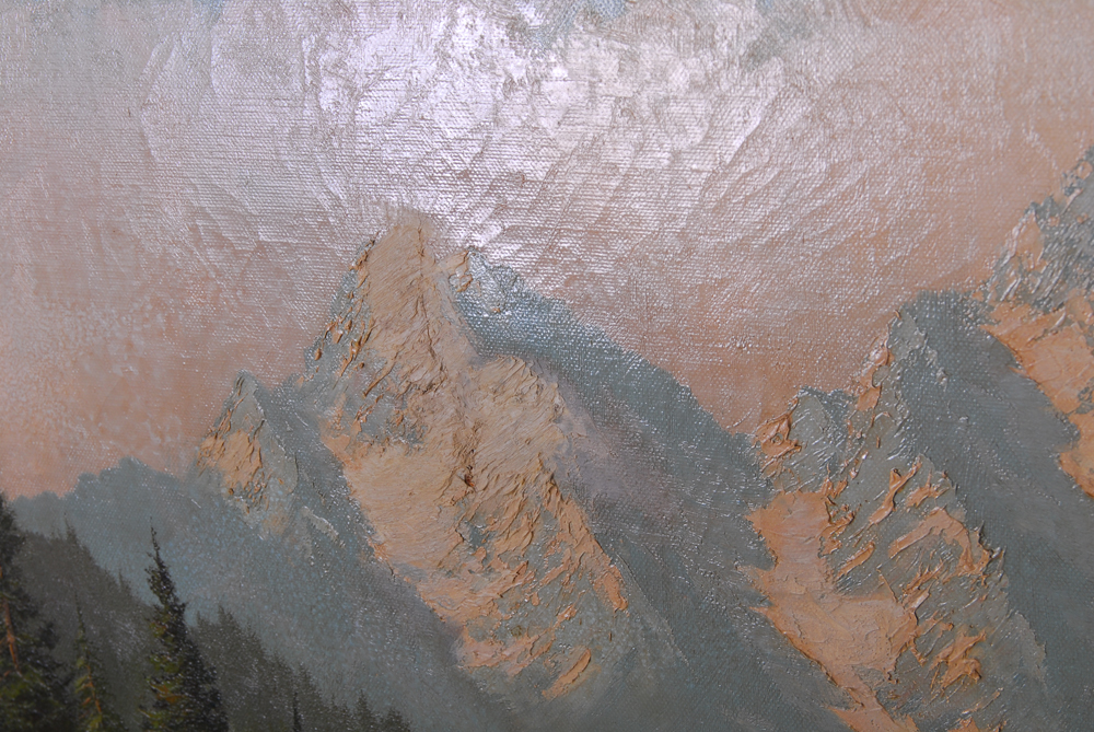 J.M Thompson After Johannes Bochmann Oil on Canvas