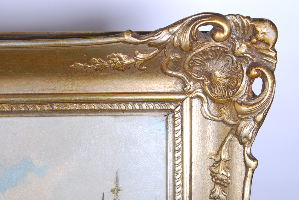 J.M Thompson After Johannes Bochmann Oil on Canvas