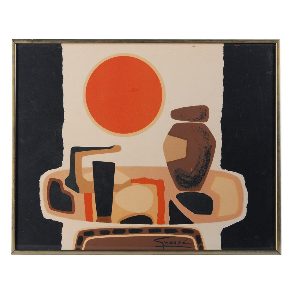 Antonio Guanse Brea Abstract Offset Lithograph