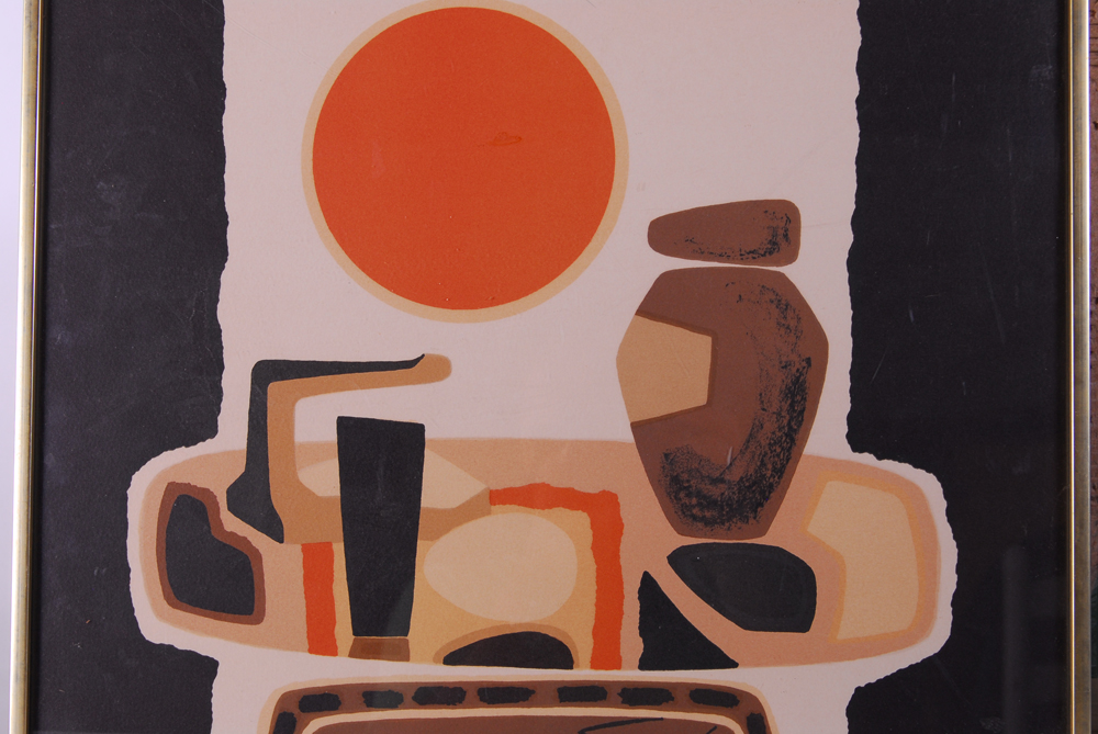 Antonio Guanse Brea Abstract Offset Lithograph