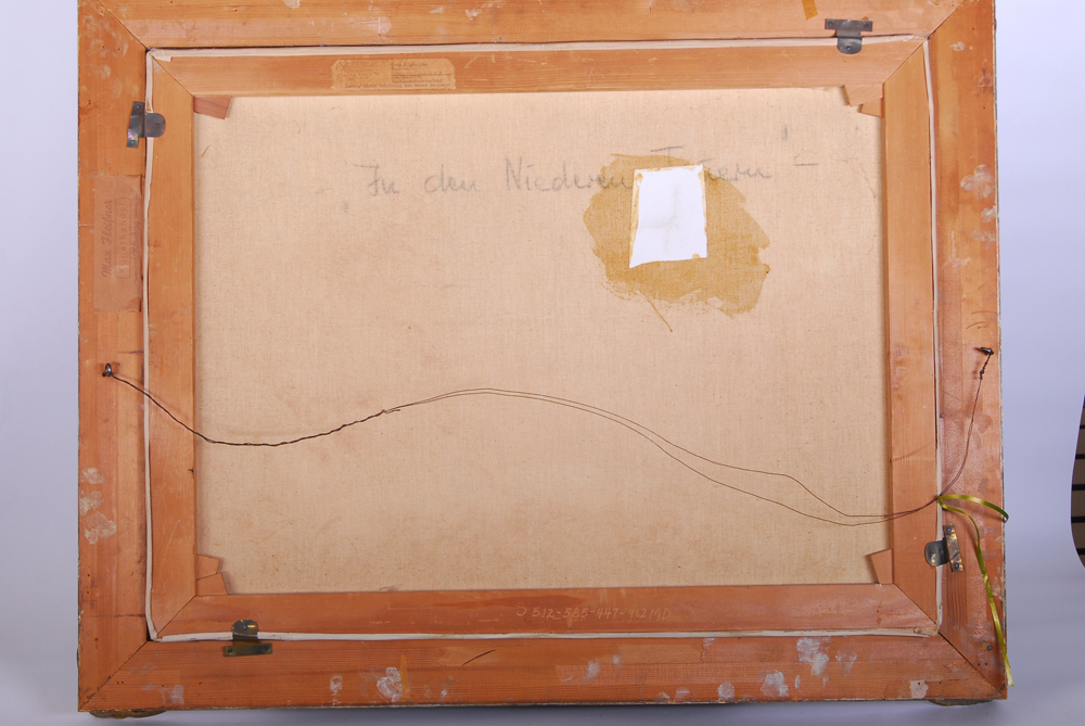 J.M Thompson After Johannes Bochmann Oil on Canvas