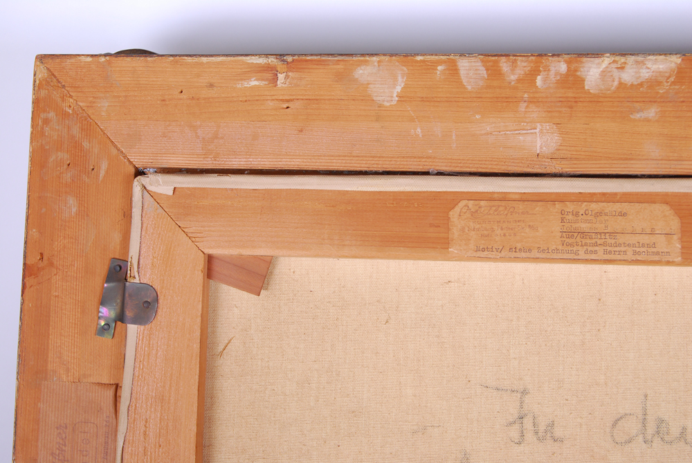 J.M Thompson After Johannes Bochmann Oil on Canvas