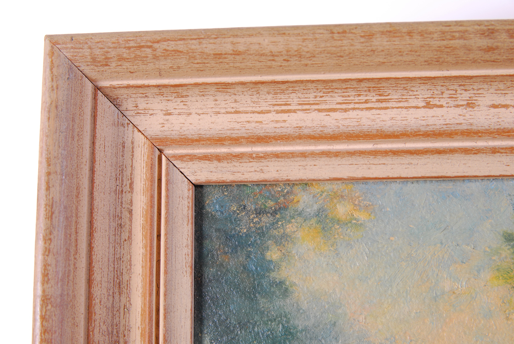 Jane M. Weller "Summer" Oil On Board Painting