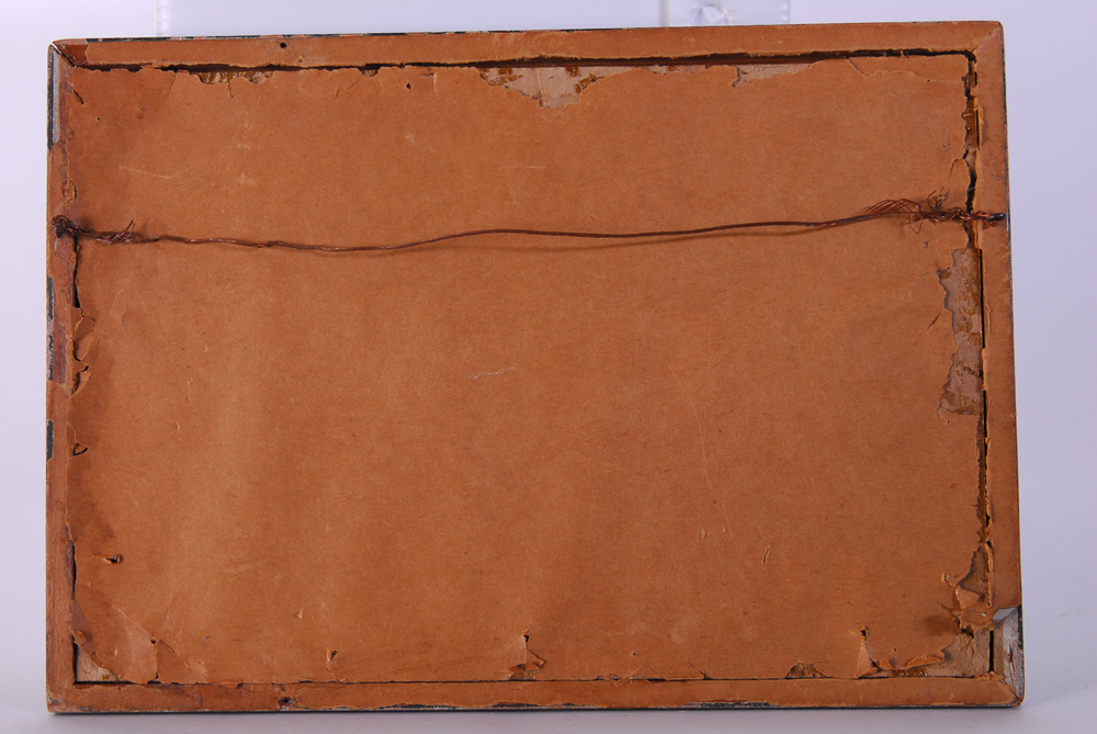 Printed Etching Depicting Walled Fortress