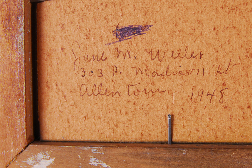 Jane M. Weller "Summer" Oil On Board Painting