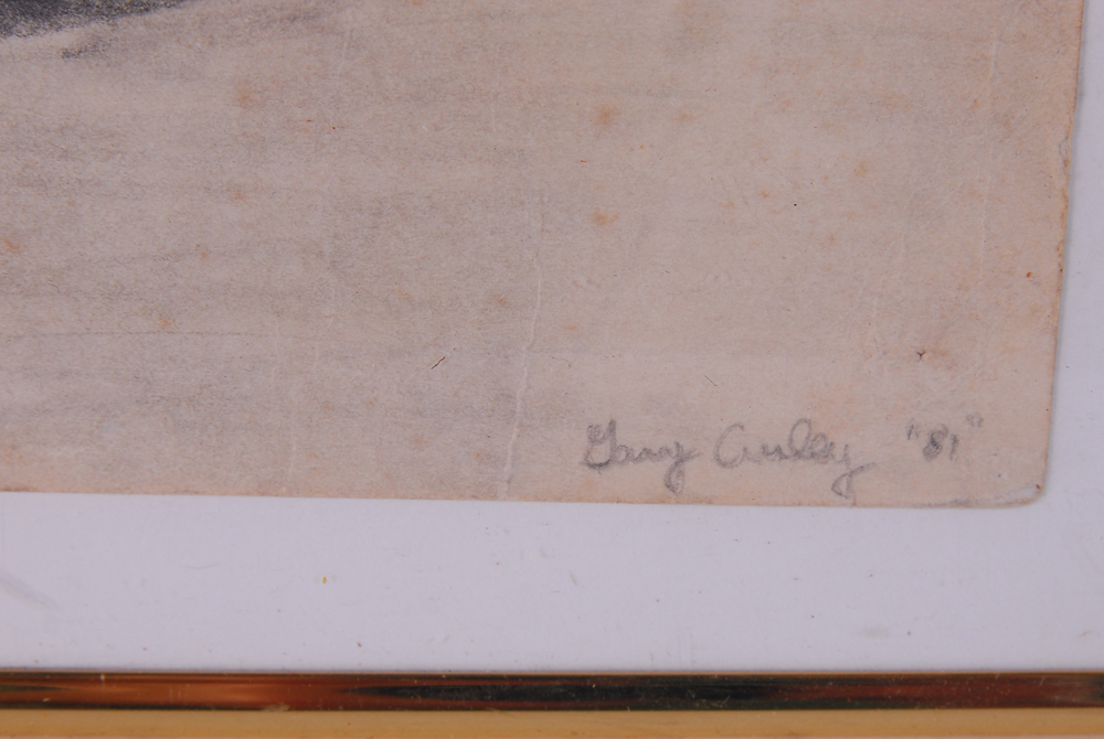 Gary Curley "Easy Rider" Pencil Drawing